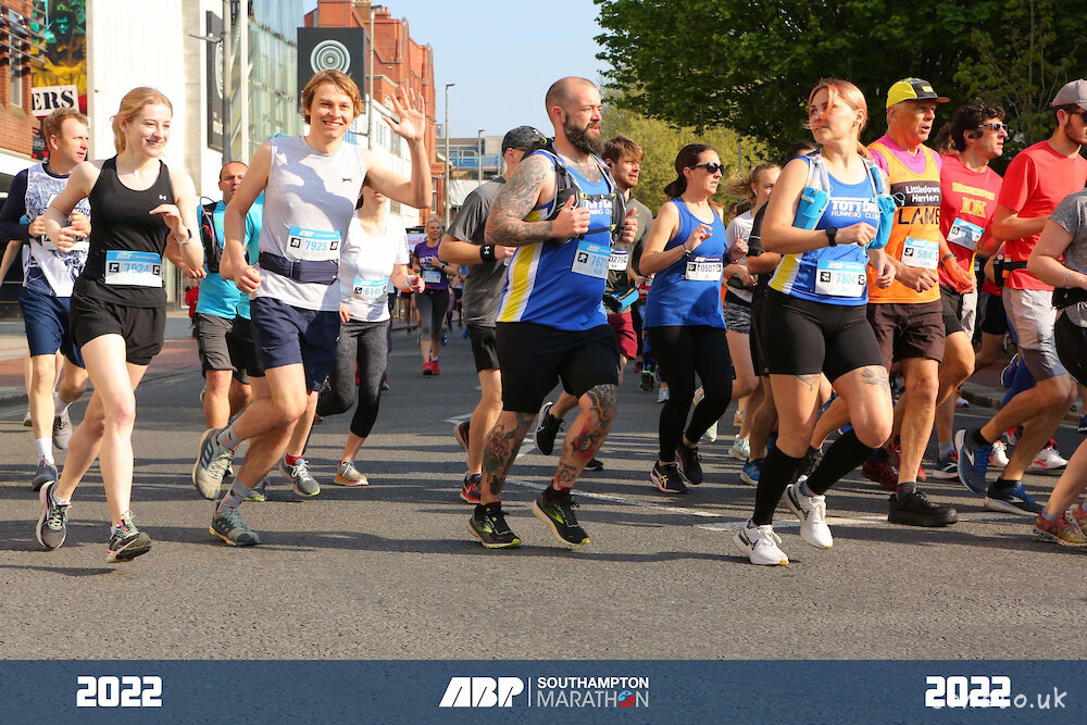 I completed the Southampton Half Marathon in 1:56:01, without stopping.